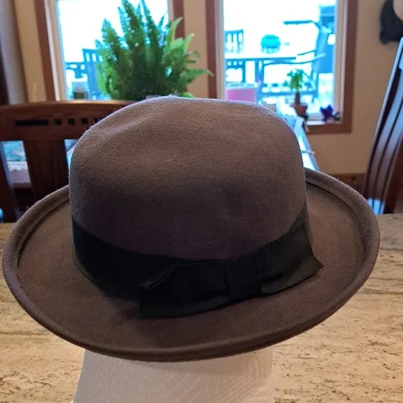 Arlin 100% Wool Gray & Black Bucket Hat Arlin | Accessories | Arlin 0 Wool Gray Black Bucket Hat  main image 2